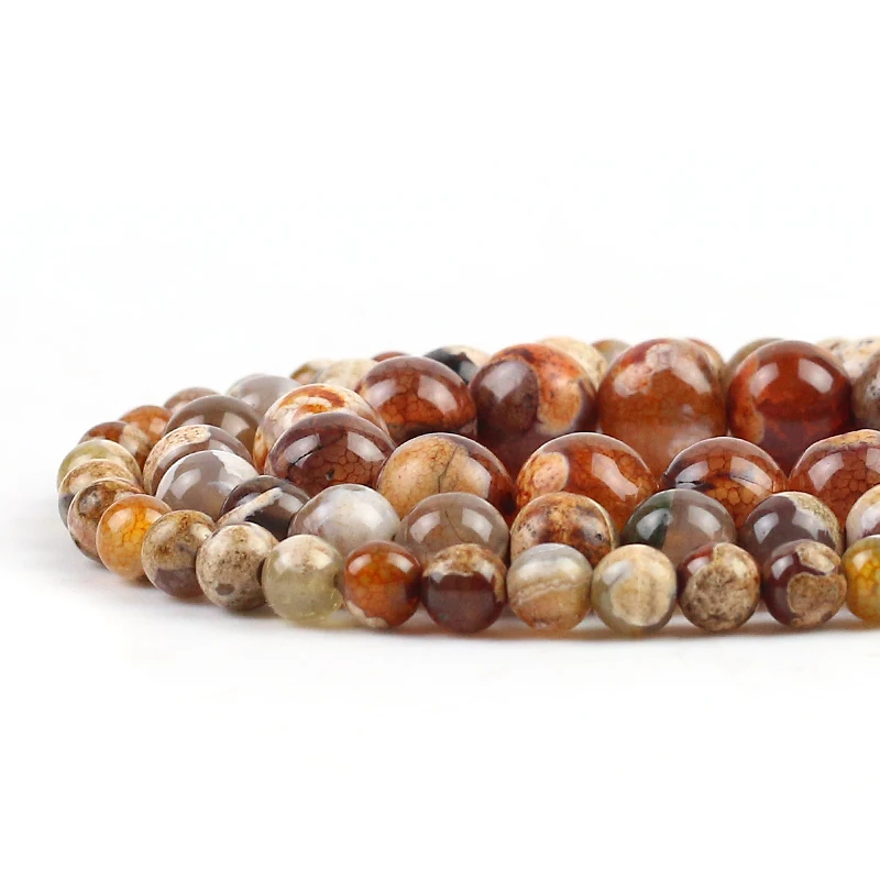 Natural Brown Snowflake Agates Beads Round Loose Stone Beads 15''strand 6/8/10mm for Making Charms Jewelry DIY Bracelet
Natural Brown Snowflake Agates Beads Round Loose Stone Beads 15''strand 6/8/10mm for Making Charms Jewelry DIY Bracelet