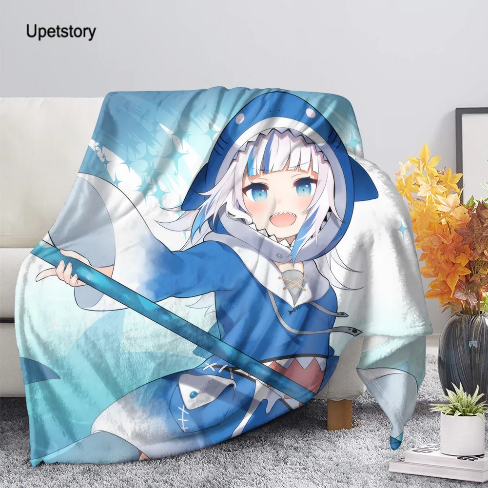 Upetstory Anime Gawr Gura Printed Spring/Autumn Sofa Throw Blankets for Adults Fleece Couch Bed Blanket Kid's Room Decoration
Upetstory Anime Gawr Gura Printed Spring/Autumn Sofa Throw Blankets for Adults Fleece Couch Bed Blanket Kid's Room Decoration