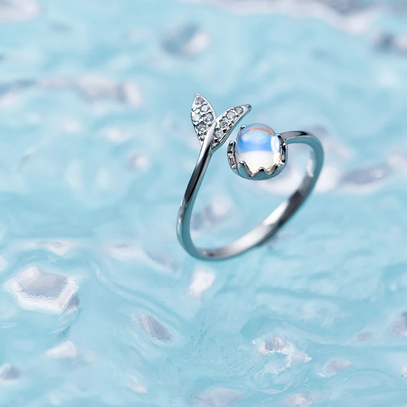 Psyphrose 925 Sterling Silver Fashion Wedding Jewelry Adjustable Open Crystal Mermaid Ring for Women Ladies Finger Ring Earrings
Psyphrose 925 Sterling Silver Fashion Wedding Jewelry Adjustable Open Crystal Mermaid Ring for Women Ladies Finger Ring Earrings