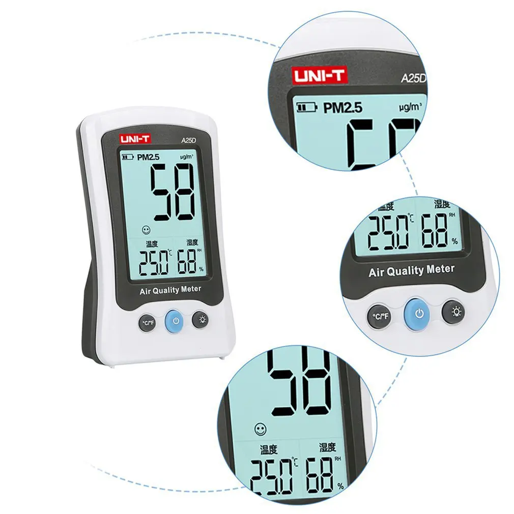 UNI-T A37 Digital Carbon Dioxide Detector Laser Air Quality Monitor Monitoring Tester CO2 Meter Detection CO2 Detection
UNI-T A37 Digital Carbon Dioxide Detector Laser Air Quality Monitor Monitoring Tester CO2 Meter Detection CO2 Detection