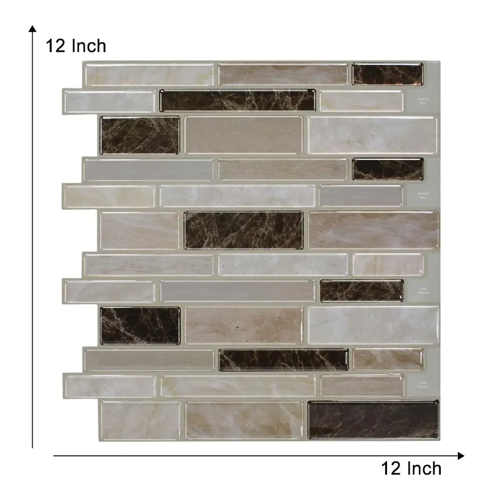 3D Mosaic Kitchen Backsplash Wall Tile Peel and Stick Teil Wall Sticker Bathroom Backsplash Wall Tiles Waterproof Vinyl 3D Tiles
3D Mosaic Kitchen Backsplash Wall Tile Peel and Stick Teil Wall Sticker Bathroom Backsplash Wall Tiles Waterproof Vinyl 3D Tiles