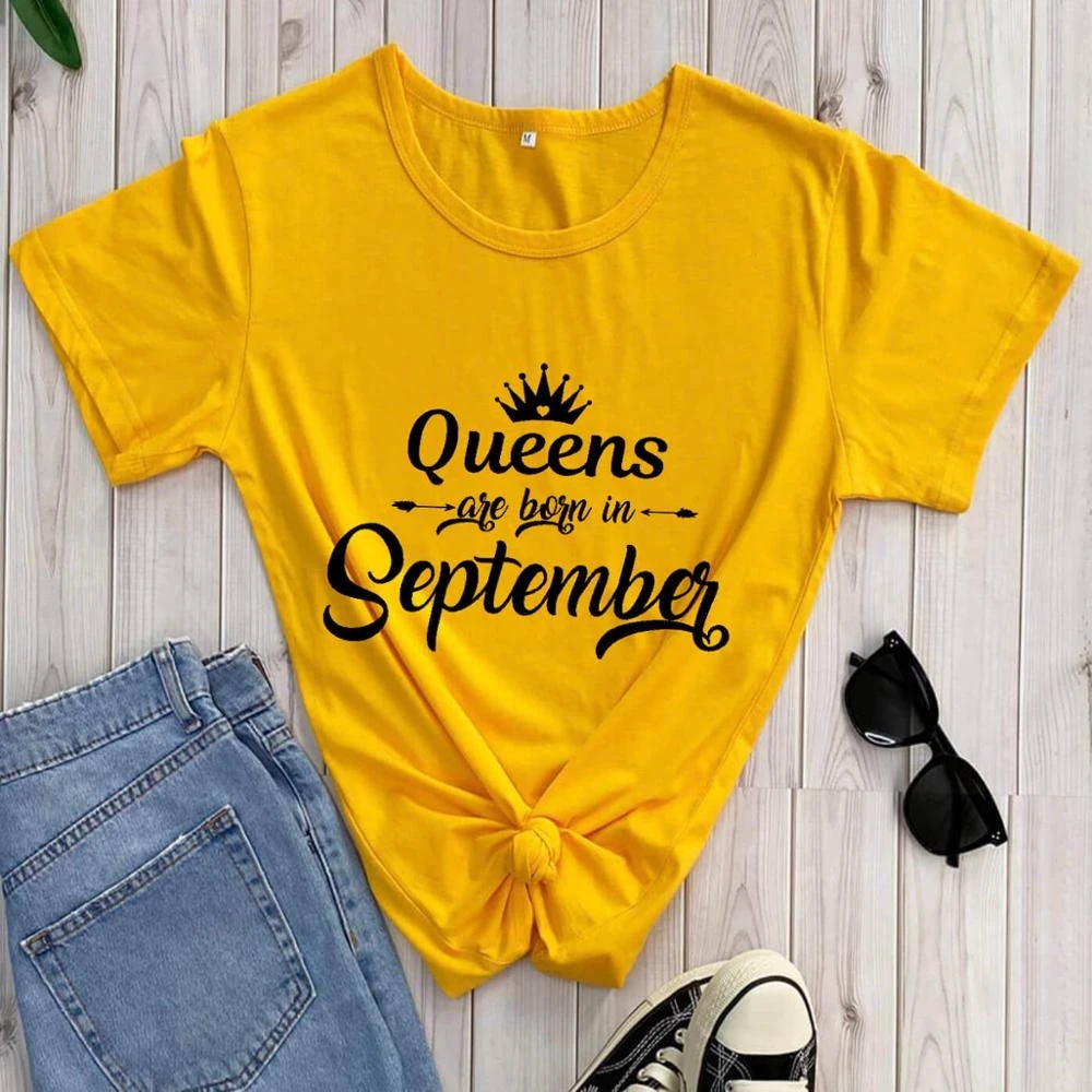 Born in September Birthday Shirt New Arrival Casual Funny T Shirt Birthday Party Tees September Gift TX5724
Born in September Birthday Shirt New Arrival Casual Funny T Shirt Birthday Party Tees September Gift TX5724