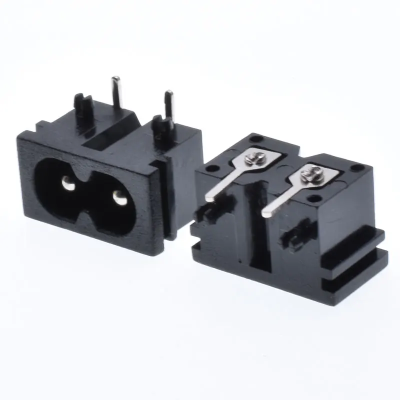 Разъем питания переменного тока IEC 60320 C8 и 2-контактный разъем для печатной платы 10