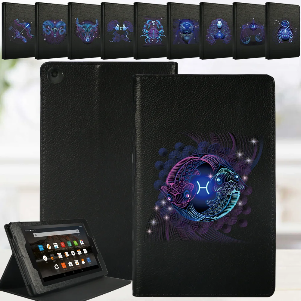 Dust-Proof Tablet Case for Amazon Fire 7/Fire HD 8/Fire HD 10 -Shockproof Zodiac Series Leather Stand Cover Case + Free Stylus 
Dust-Proof Tablet Case for Amazon Fire 7/Fire HD 8/Fire HD 10 -Shockproof Zodiac Series Leather Stand Cover Case + Free Stylus