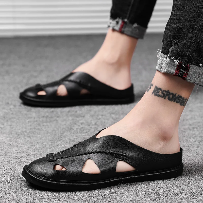 Plage Sandales Men Rubber Sandal Sandals For Mens Summer Leather Sandalias De Hombre Footwear Roman Genuine Breathable Casual
Plage Sandales Men Rubber Sandal Sandals For Mens Summer Leather Sandalias De Hombre Footwear Roman Genuine Breathable Casual