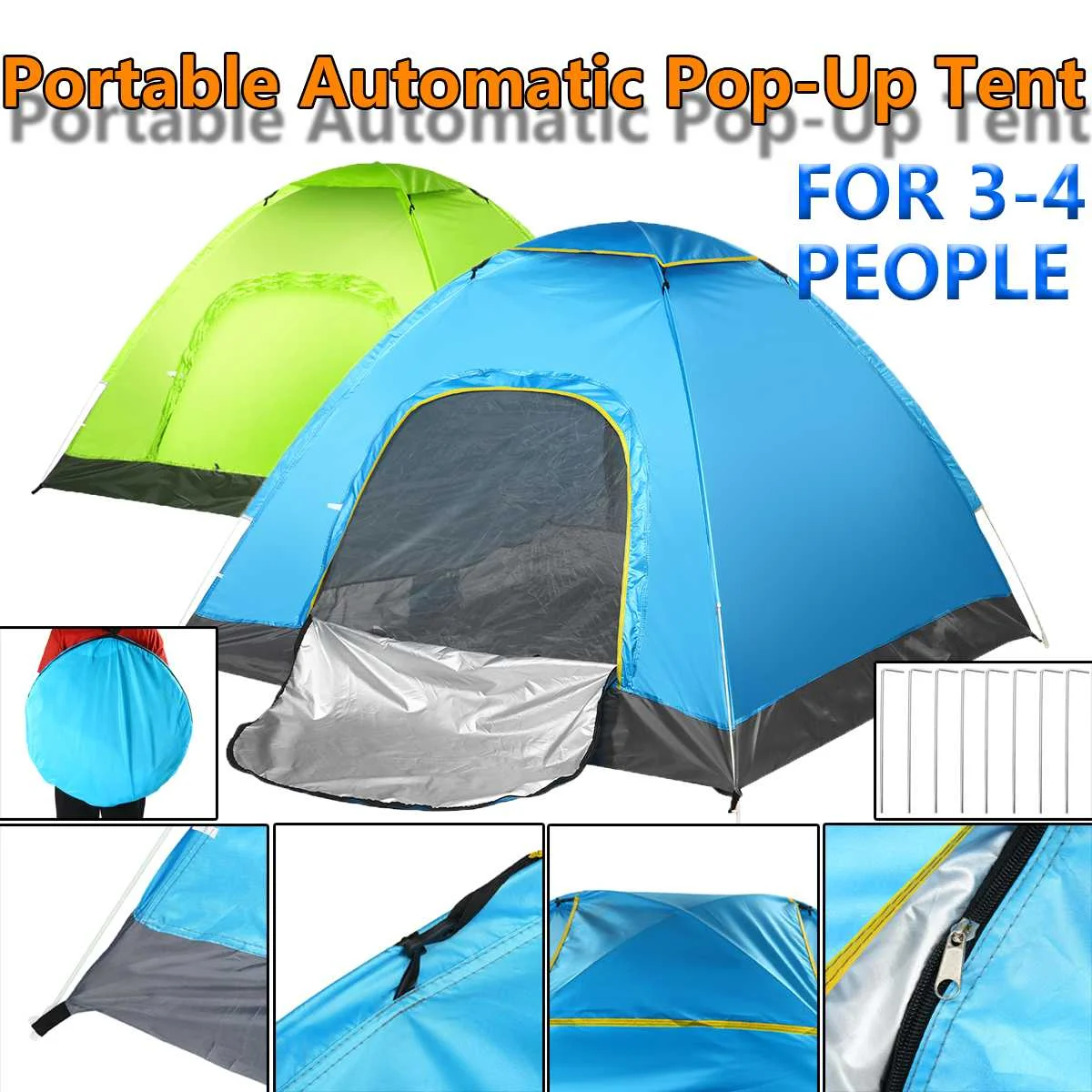 Outdoor Waterproof Hiking Camping Tent Anti-UV Portable Tourist Tent Ultralight Folding Tent P.ops Up Automatic Open Sun Shade
Outdoor Waterproof Hiking Camping Tent Anti-UV Portable Tourist Tent Ultralight Folding Tent P.ops Up Automatic Open Sun Shade
