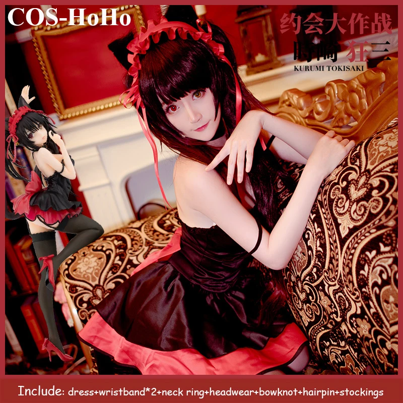 COS-HoHo Anime Date A Live Tokisaki Kurumi Black Cat Game Suit Sexy Dress Lovely Uniform Cosplay Costume Role Play Outfit Women
COS-HoHo Anime Date A Live Tokisaki Kurumi Black Cat Game Suit Sexy Dress Lovely Uniform Cosplay Costume Role Play Outfit Women