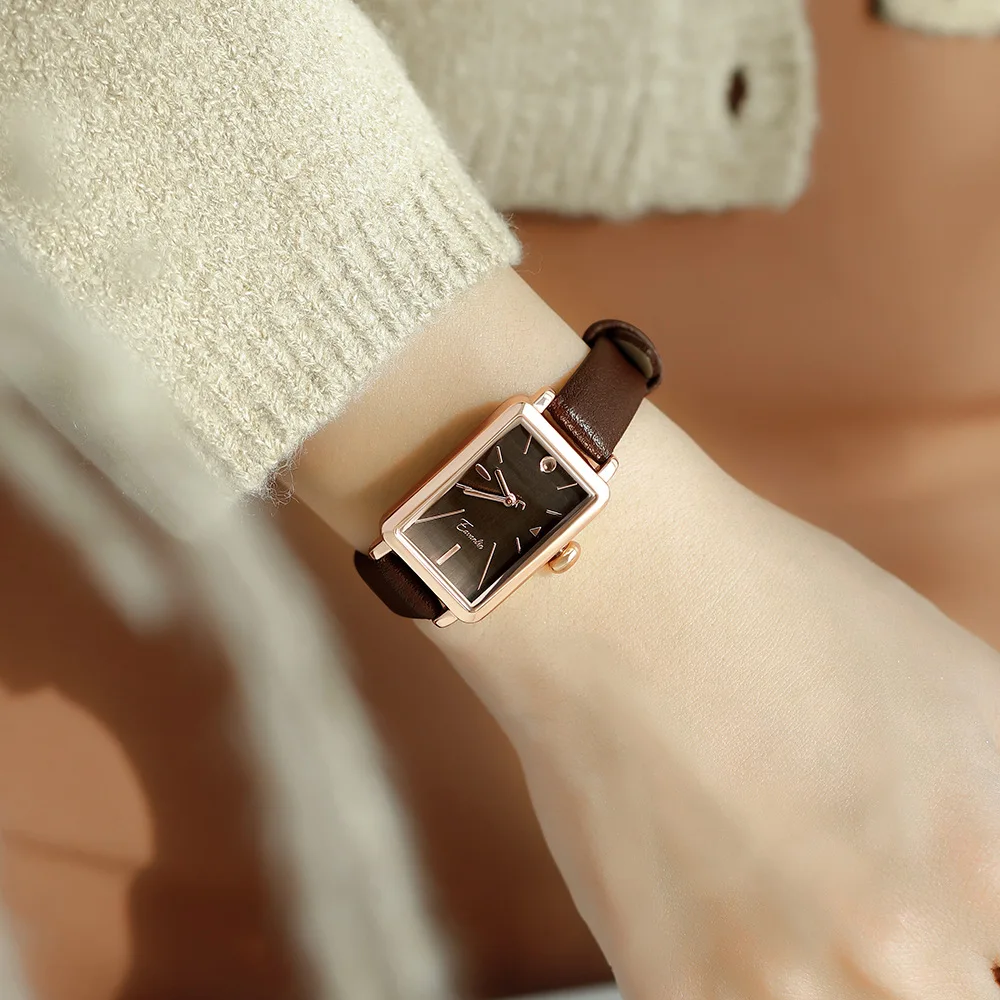 Women's Watch Retro Simple Temperament Square Watch Light Luxury Niche New Watch Female
Women's Watch Retro Simple Temperament Square Watch Light Luxury Niche New Watch Female
