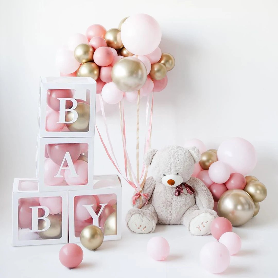 Baby Shower Decorations Letters Transparent Box Wedding Decorations Boy Girl First 1st Birthday Party Decor Kids Balloons Gifts
Baby Shower Decorations Letters Transparent Box Wedding Decorations Boy Girl First 1st Birthday Party Decor Kids Balloons Gifts
