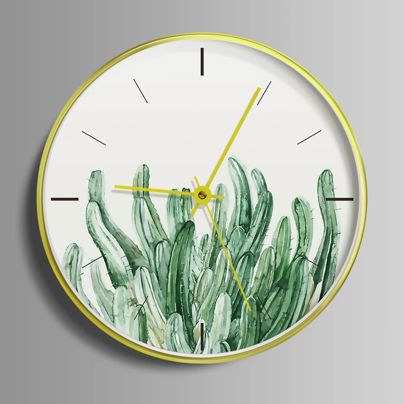 Scandinavian Style Tropical Plants Green Leaves Wall Clock Living Room Household Round Silent Art Wall Watch Home Decor 12Inch
Scandinavian Style Tropical Plants Green Leaves Wall Clock Living Room Household Round Silent Art Wall Watch Home Decor 12Inch