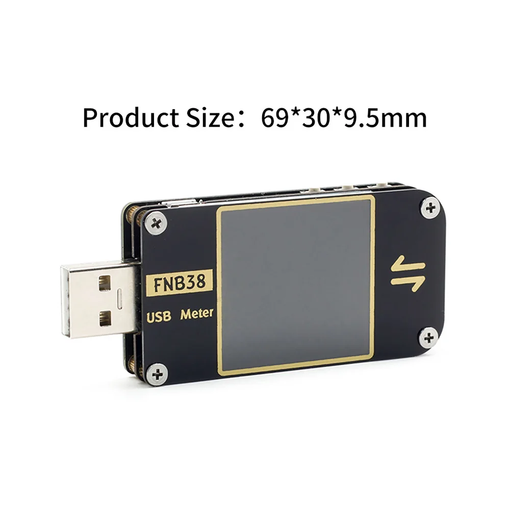 FNB38 Current Voltmeter Meter USB Tester QC4 + PD3.0 2.0 Fast Charging Tester Meter Mobile Power Detector Battery Test
FNB38 Current Voltmeter Meter USB Tester QC4 + PD3.0 2.0 Fast Charging Tester Meter Mobile Power Detector Battery Test