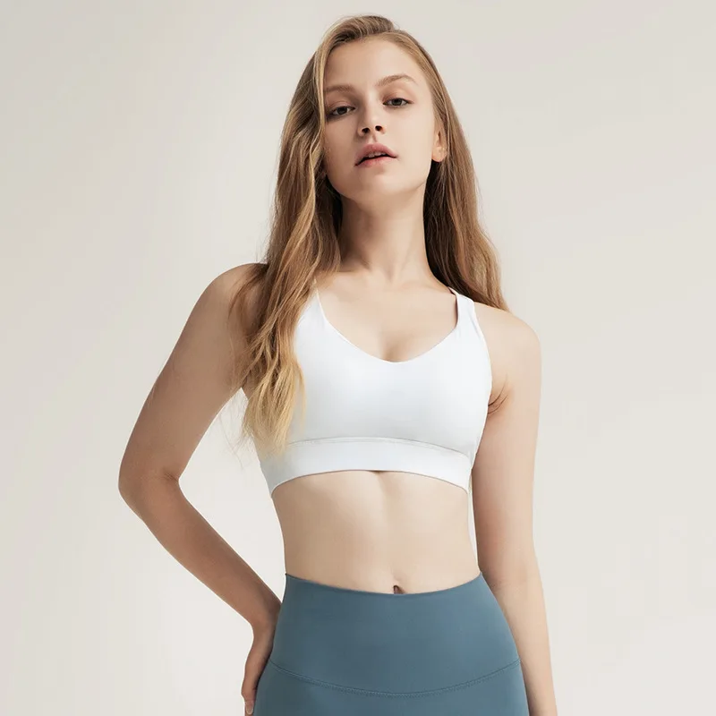 New fitness sports underwear vest women's cross beautiful back yoga gathering shockproof sports bra comfortable sexy top
New fitness sports underwear vest women's cross beautiful back yoga gathering shockproof sports bra comfortable sexy top