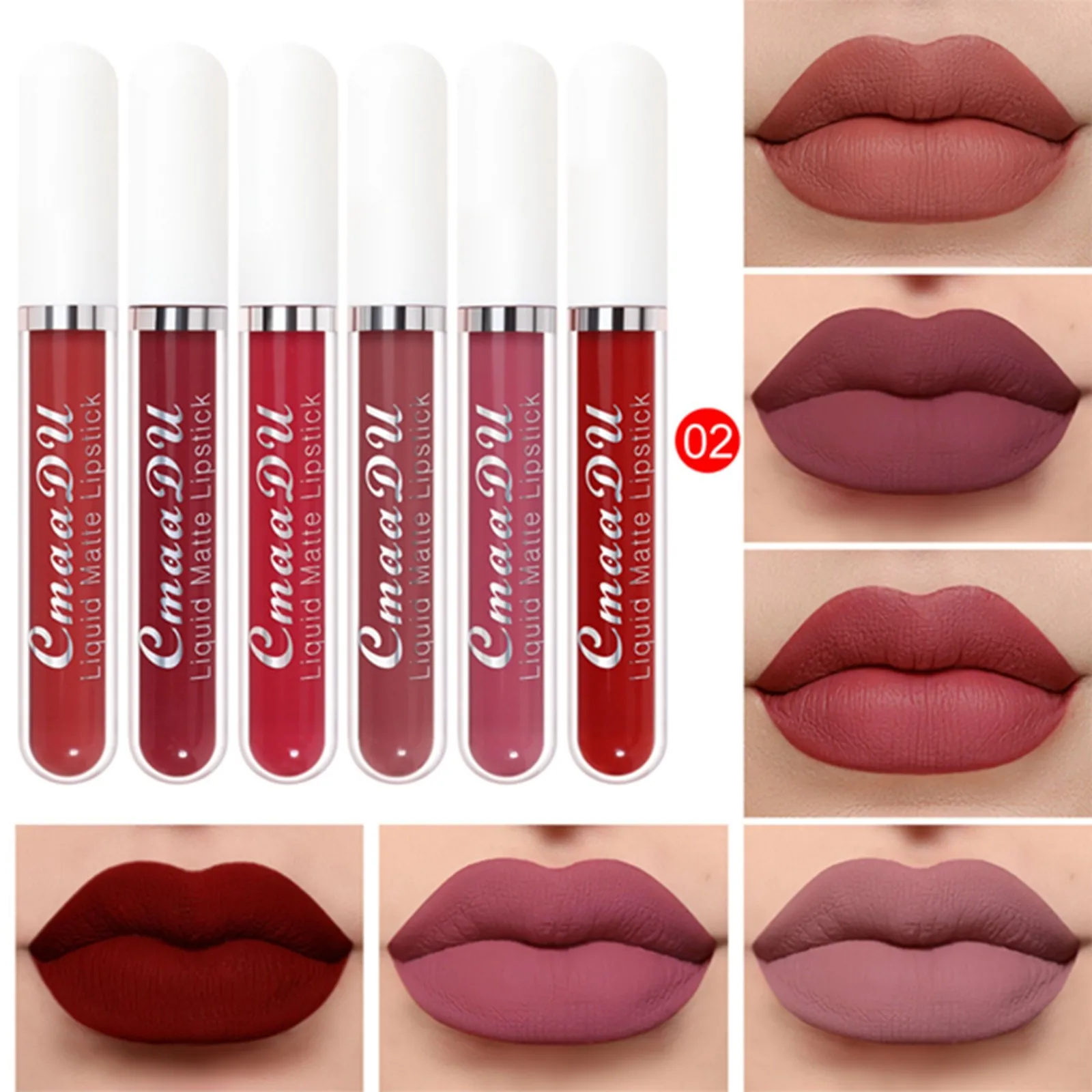 6 Color 3 Ml Easy To Wear Beauty Makeup Matte Non-stick Cup Waterproof Lipstick Long Lasting Moisturizing Lip Gloss Lipstick
6 Color 3 Ml Easy To Wear Beauty Makeup Matte Non-stick Cup Waterproof Lipstick Long Lasting Moisturizing Lip Gloss Lipstick