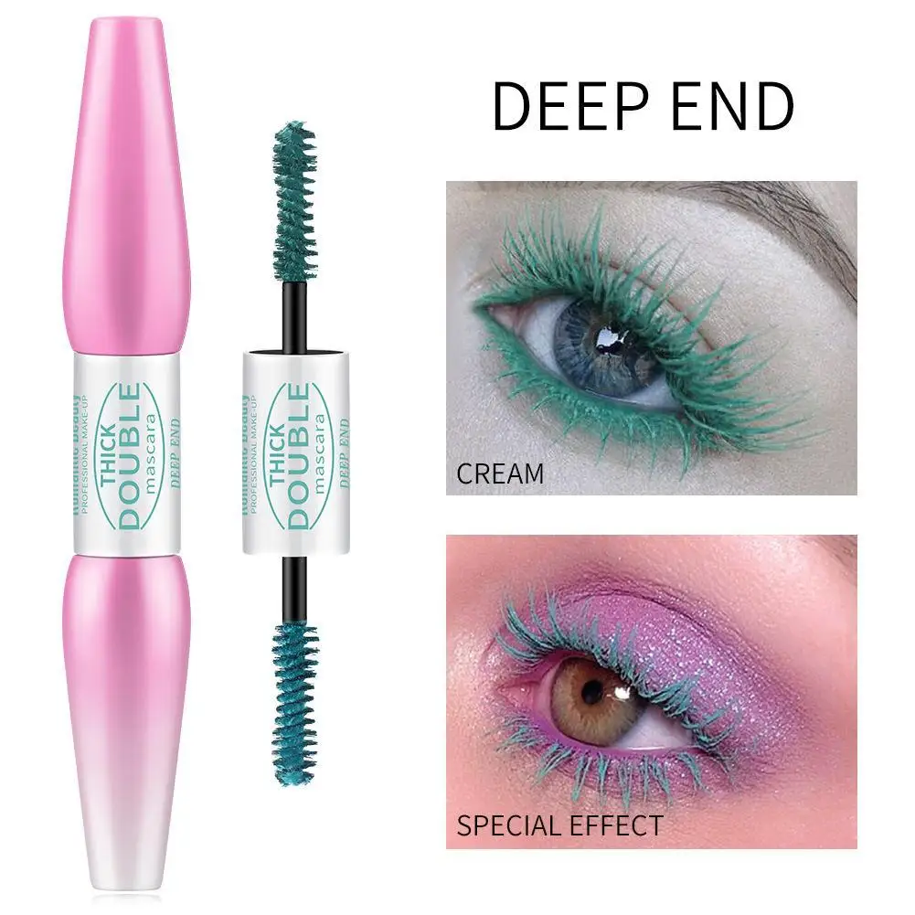 Beauty Double-head Color Mascara Liquid Eyelashes Waterproof Curling Hot Selling Eye Moisturizing Mascara Makeup Cosmetics
Beauty Double-head Color Mascara Liquid Eyelashes Waterproof Curling Hot Selling Eye Moisturizing Mascara Makeup Cosmetics