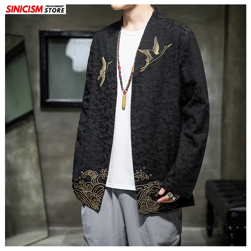 Sinicism Store New Mens Spring Embroidery Jacket Men Chinese Style Casual 2020 Jacket Male Traditional Fashion Coat Oversize 5XL
Sinicism Store New Mens Spring Embroidery Jacket Men Chinese Style Casual 2020 Jacket Male Traditional Fashion Coat Oversize 5XL