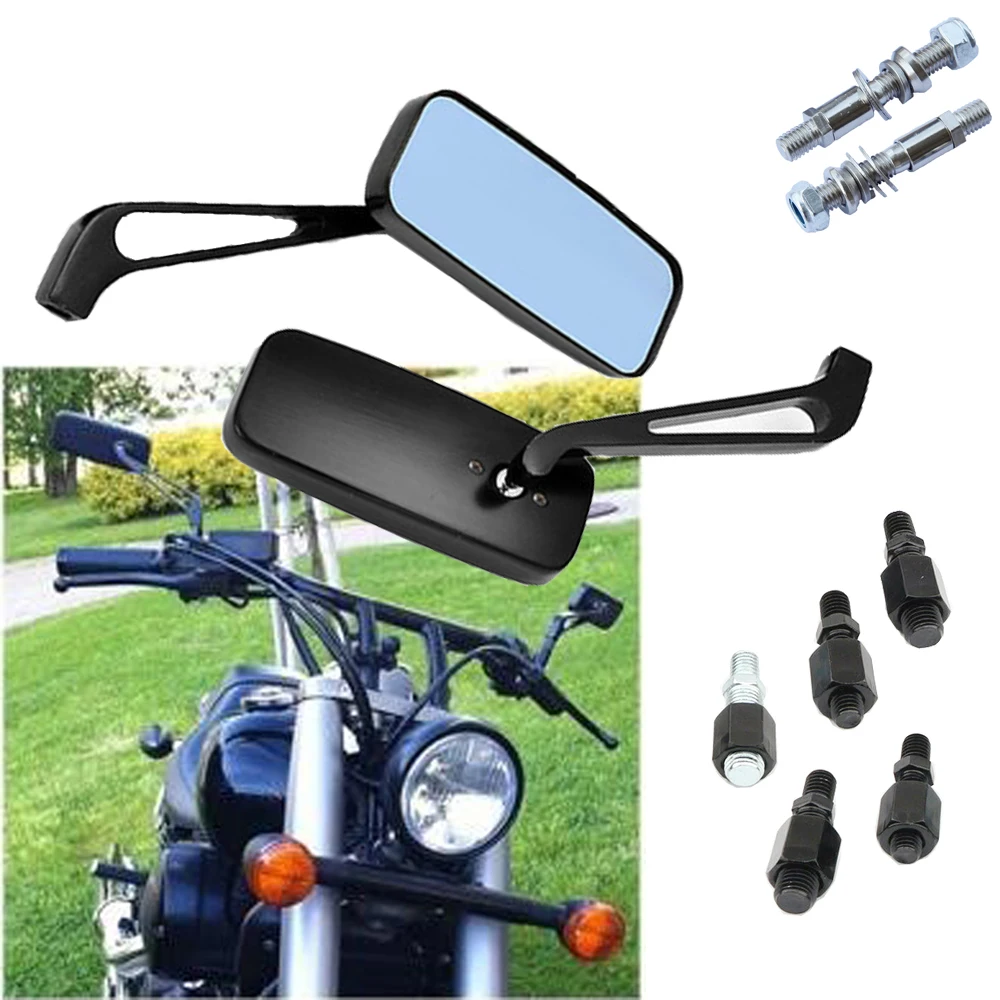 Черные прямоугольные боковые зеркала для мотоцикла для Sportster 883 1200 XL1200N XL1200C V-Rod FO
Черные прямоугольные боковые зеркала для мотоцикла для Sportster 883 1200 XL1200N XL1200C V-Rod FO