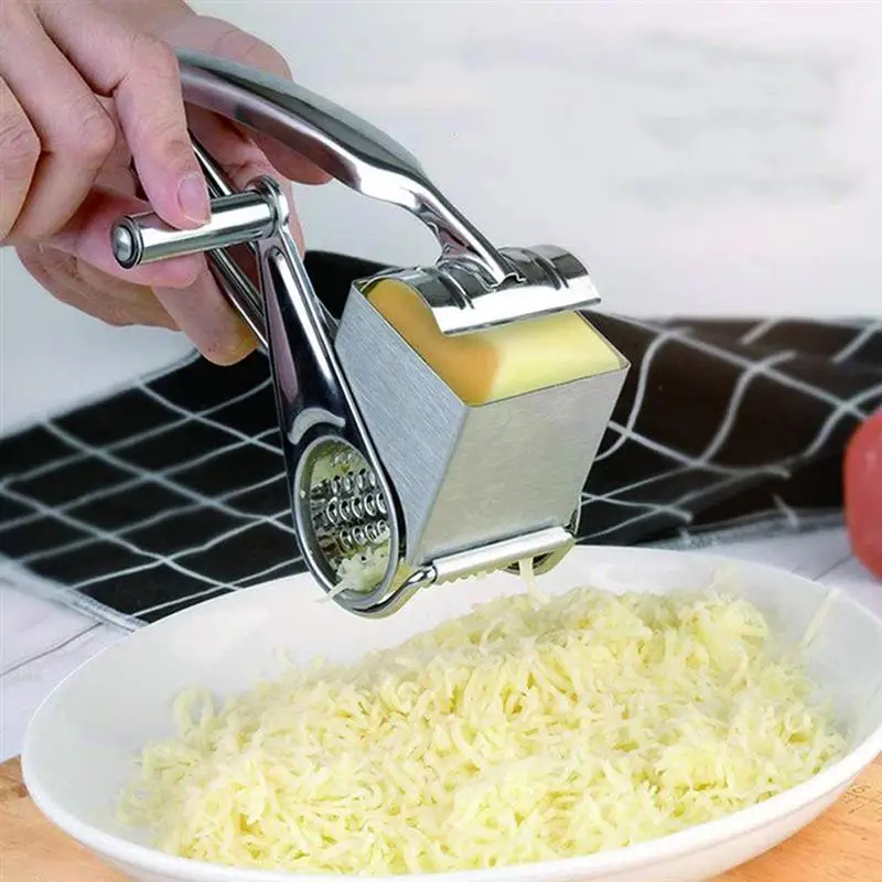 Cheese Grater Stainless Steel Rotary Multi-Function Chocolates Cutter Grinder Home Kitchen Accessories
Cheese Grater Stainless Steel Rotary Multi-Function Chocolates Cutter Grinder Home Kitchen Accessories