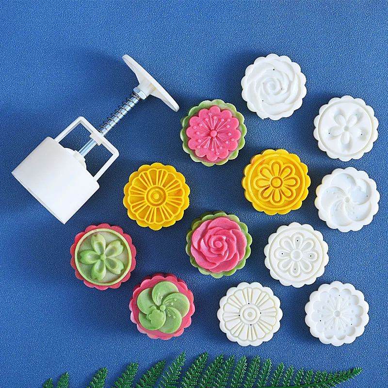6Pc Round Square Kitchen Plastic Hand-pressed Flower Sheet Mooncake Mold Cake Mold Cake Pastry Baking Tools Kitchen Accessories
6Pc Round Square Kitchen Plastic Hand-pressed Flower Sheet Mooncake Mold Cake Mold Cake Pastry Baking Tools Kitchen Accessories