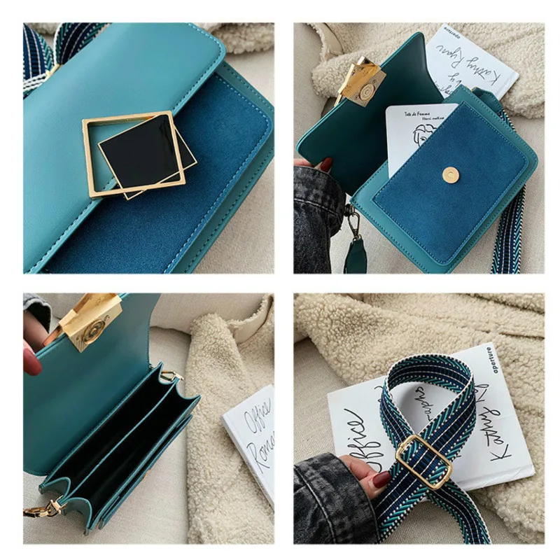 2020 Luxury Women Handbag Leather Female Simple Small Crossbody Bag Single Shoulder Wide Strap Special Lock Handbags Designer
2020 Luxury Women Handbag Leather Female Simple Small Crossbody Bag Single Shoulder Wide Strap Special Lock Handbags Designer