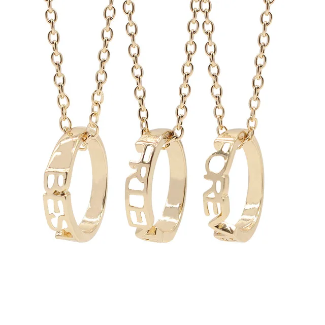 Fashion New Best Friend Necklace Ladies Charm Necklace 3PC Set Personality Men And Women Metal Pendant Birthday Jewelry
Fashion New Best Friend Necklace Ladies Charm Necklace 3PC Set Personality Men And Women Metal Pendant Birthday Jewelry