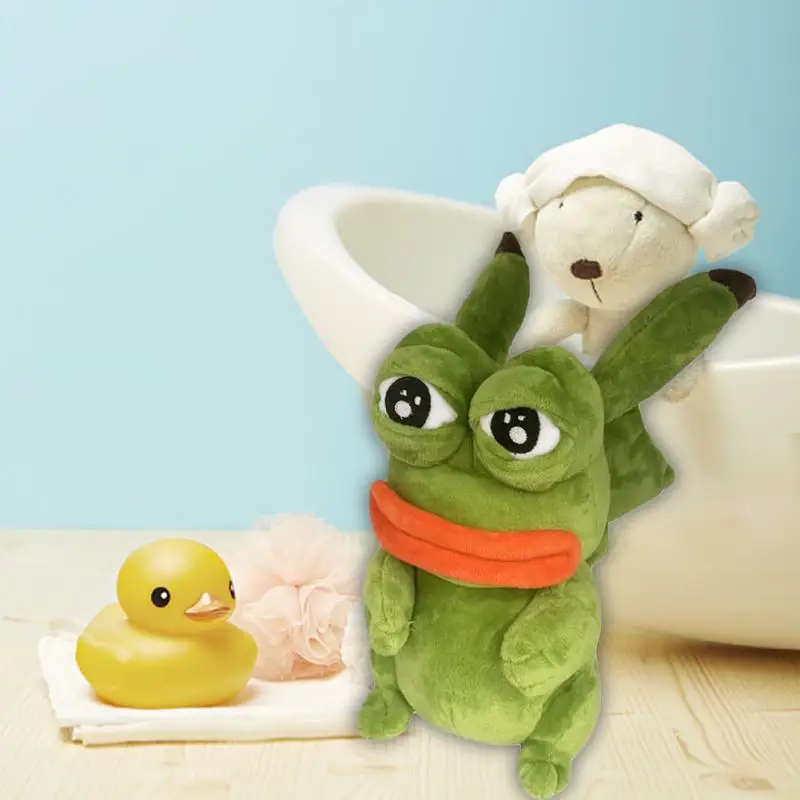 Kawaii Stuffed Toys For Children Cosplay Spoof Sad Frog Plush Stuffed Toys Christmas Birthday Gifts Funny Plush Toy Dropshipping
Kawaii Stuffed Toys For Children Cosplay Spoof Sad Frog Plush Stuffed Toys Christmas Birthday Gifts Funny Plush Toy Dropshipping