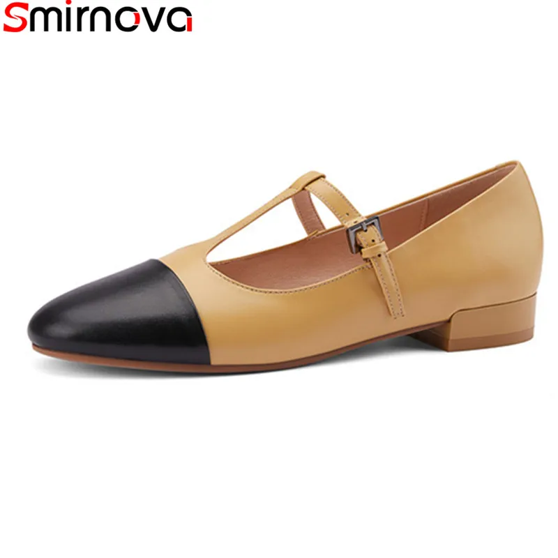 Smirnova 2020 Summer fashion casual shoes genuine leather t-strap comfortable ladies shoes simple mixed colors women pumps
Smirnova 2020 Summer fashion casual shoes genuine leather t-strap comfortable ladies shoes simple mixed colors women pumps