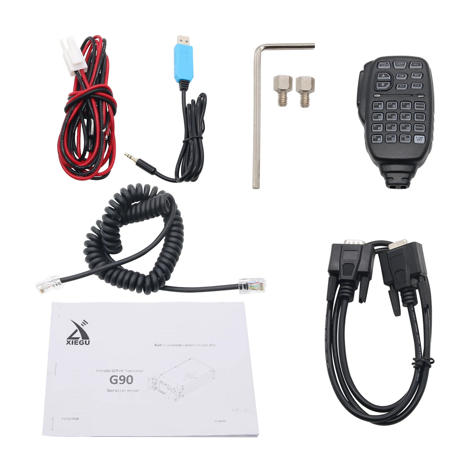 TZT Shortwave Radio Transceiver HF 20W SSB/CW/AM 0.5-30MHz w/ Built-in Antenna Tuner XIEGU G90
TZT Shortwave Radio Transceiver HF 20W SSB/CW/AM 0.5-30MHz w/ Built-in Antenna Tuner XIEGU G90