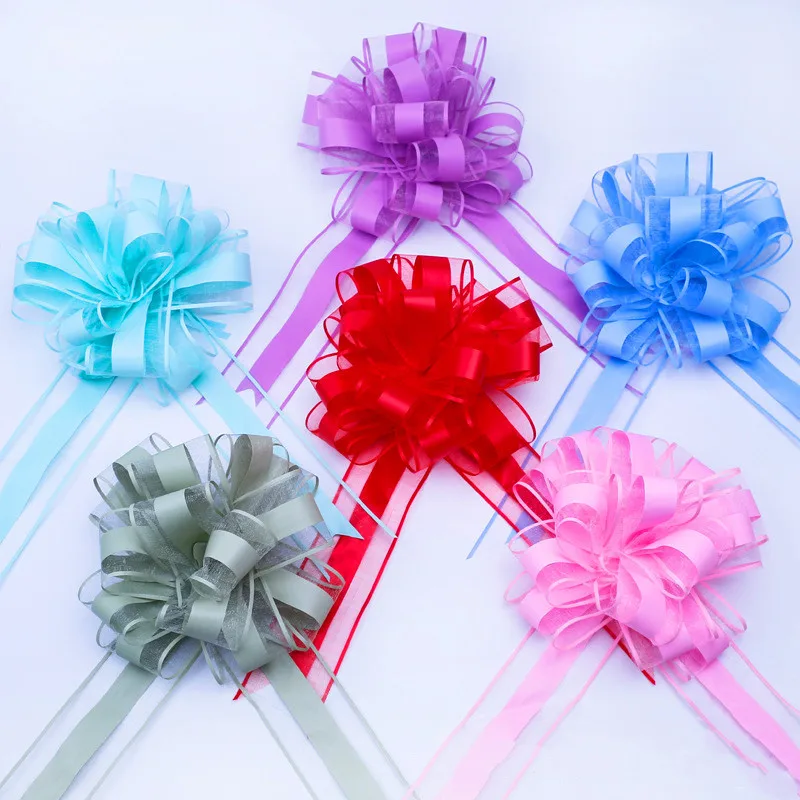 10pcs/pack Christmas Gift Wrap Pull Bows Christmas Tree Ribbons New Year Navidad Decorations For Home Wedding Car Decor Craft
10pcs/pack Christmas Gift Wrap Pull Bows Christmas Tree Ribbons New Year Navidad Decorations For Home Wedding Car Decor Craft
