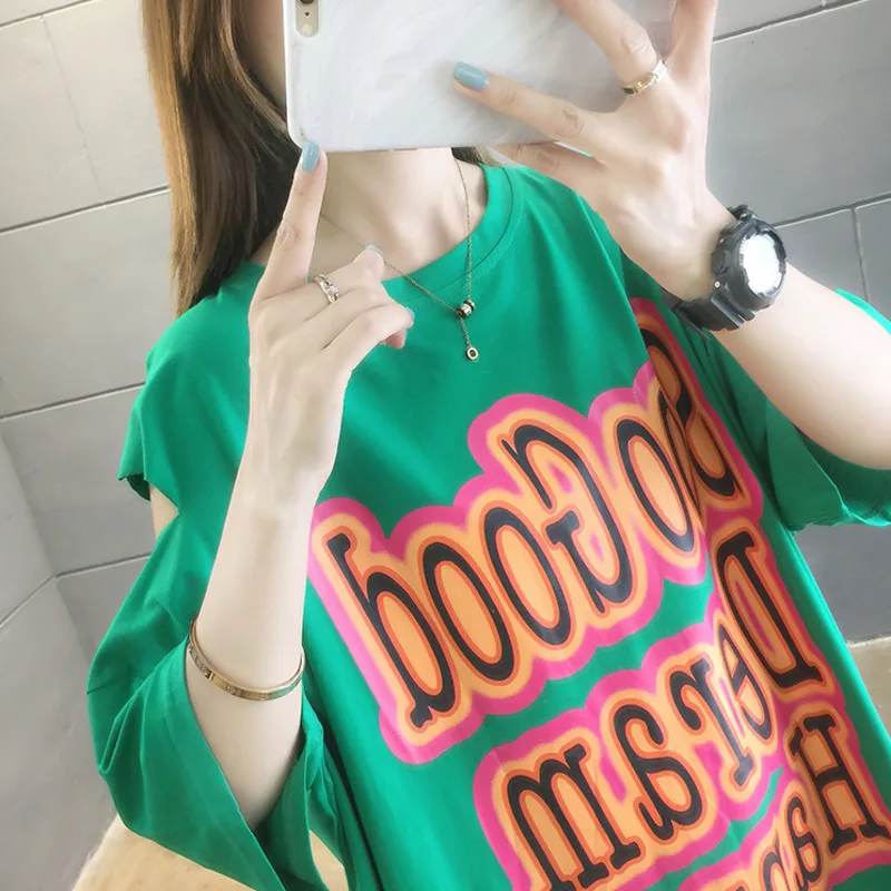 Large Size Short Sleeve Long Tshirts Women 2021 Summer Harajuku T Shirt Oversize Hole Letter Print Vogue Streetwear Hip Hop Tops
Large Size Short Sleeve Long Tshirts Women 2021 Summer Harajuku T Shirt Oversize Hole Letter Print Vogue Streetwear Hip Hop Tops