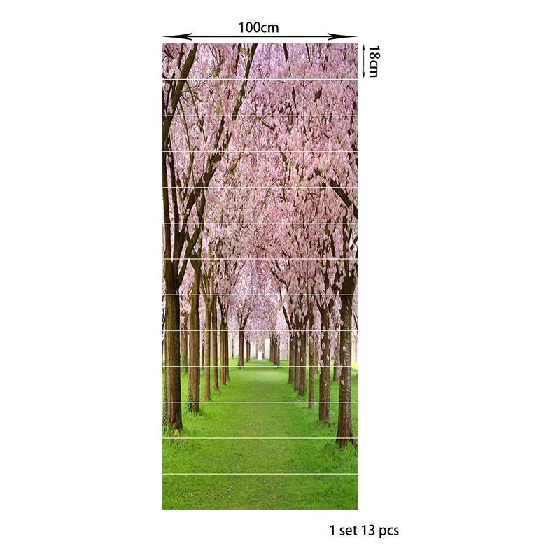 PVC wallpaper Cherry blossoms scenery simple 13 pieces of DIY stair stickers, step stickers, wall stickers
PVC wallpaper Cherry blossoms scenery simple 13 pieces of DIY stair stickers, step stickers, wall stickers