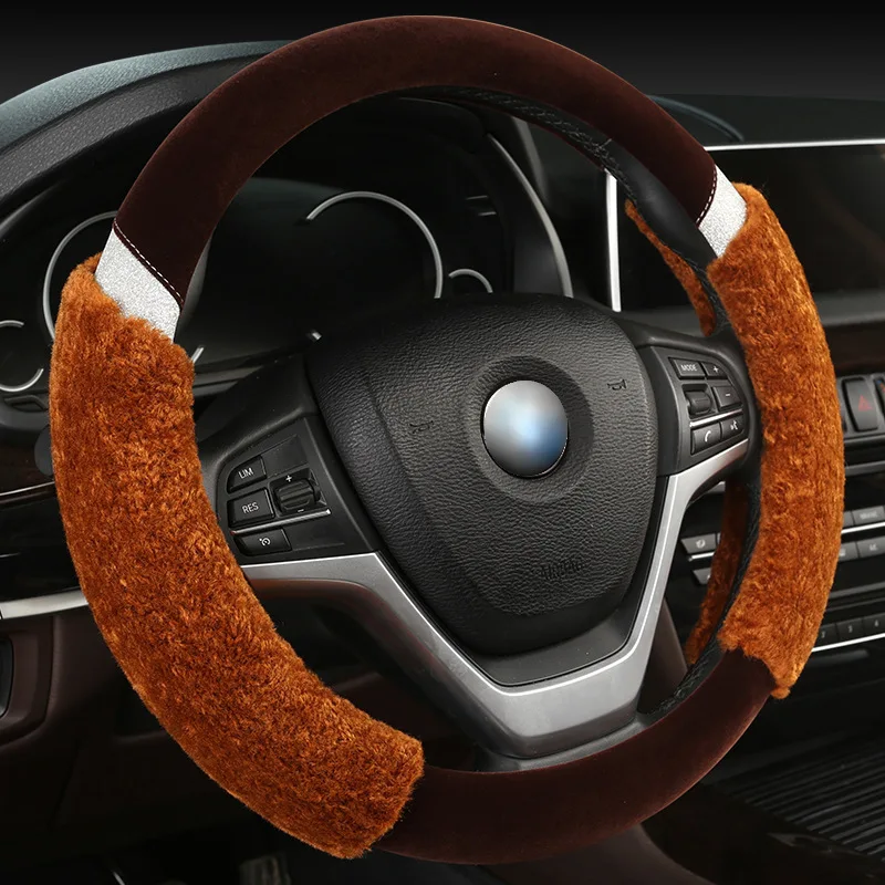 New Winter Car Steering Wheel Cover Short Plush Non-slip Warm Car Grip Cover
New Winter Car Steering Wheel Cover Short Plush Non-slip Warm Car Grip Cover