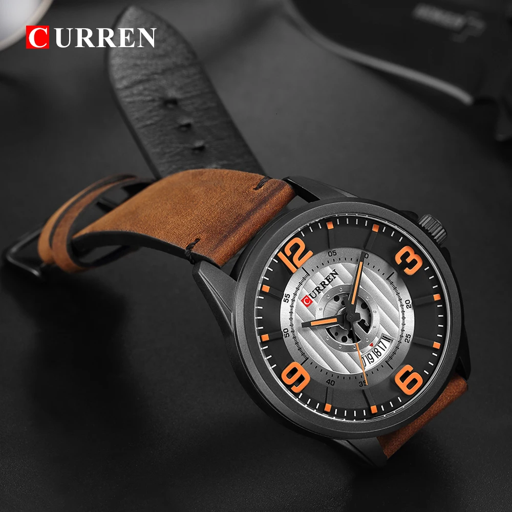 CURREN Relogio Masculino Top Brand Leather Wristwatch Analog Army Military Quartz Time Man Waterproof Fashion Relojes Hombre Xfc
CURREN Relogio Masculino Top Brand Leather Wristwatch Analog Army Military Quartz Time Man Waterproof Fashion Relojes Hombre Xfc