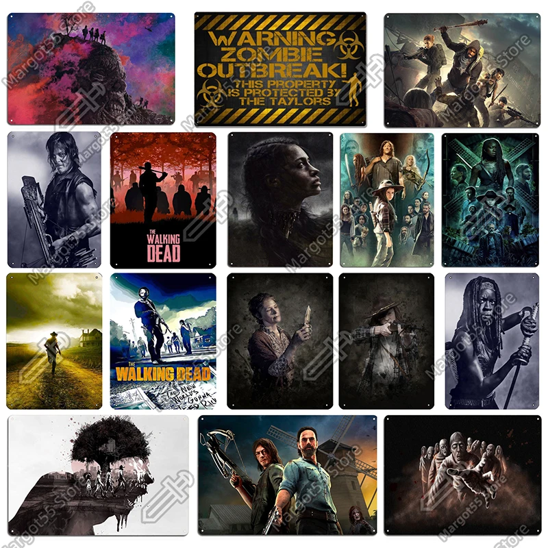 Metal Wall Art Decor The Walking Dead Metal Poster US TV Series Tin Palque for Pub Bar Cafe Garage Home Decoration Metal Signs
Metal Wall Art Decor The Walking Dead Metal Poster US TV Series Tin Palque for Pub Bar Cafe Garage Home Decoration Metal Signs