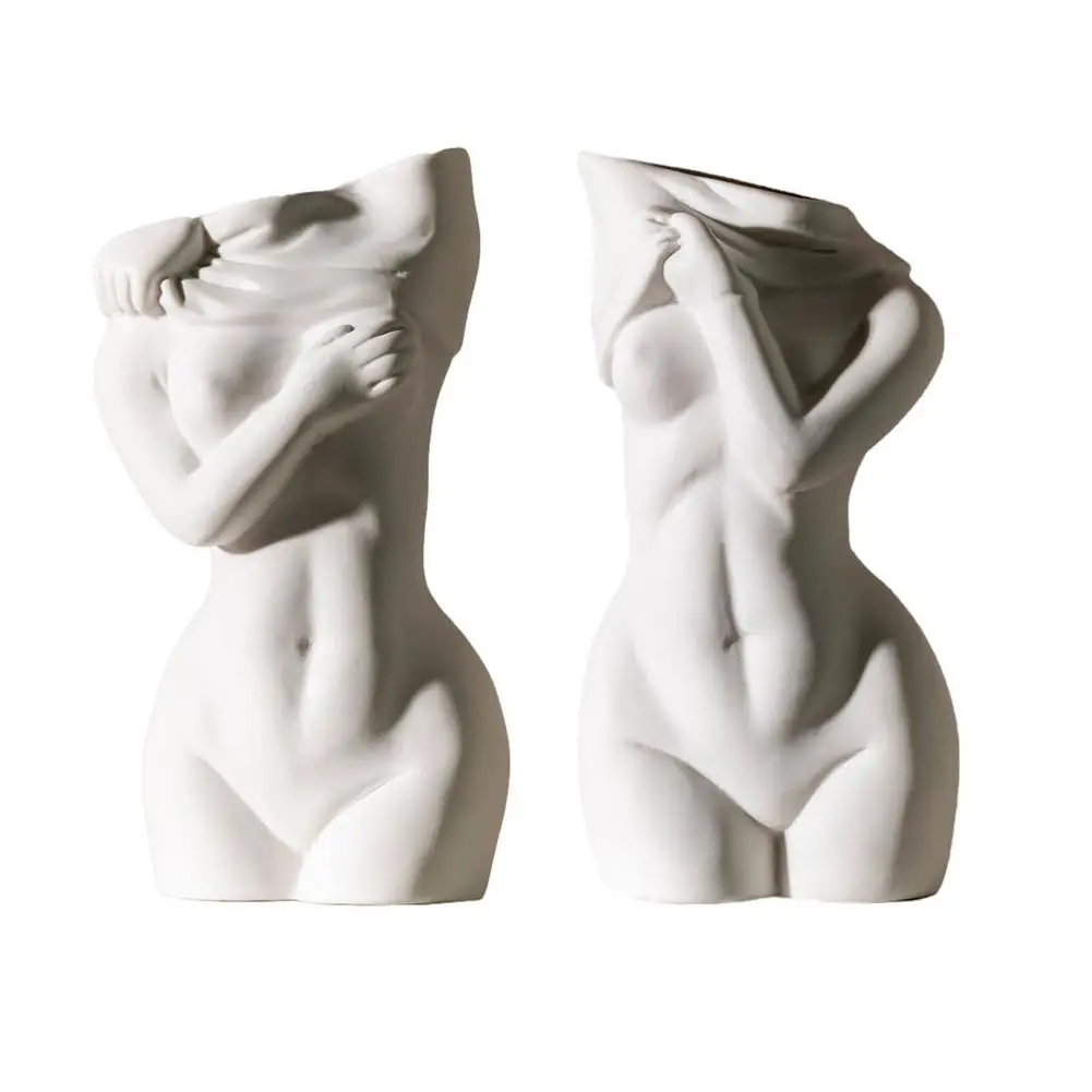 Nordic Body Art Ceramic Vase Home Decor Accessories Female Body Flower Vase Flower Arrangement Container Dried Flower Vases
Nordic Body Art Ceramic Vase Home Decor Accessories Female Body Flower Vase Flower Arrangement Container Dried Flower Vases