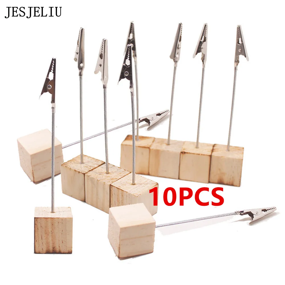 10pcs Wood Cube Alligator Metal Clip Memo Picture Note Card Desk Paper Photo Clip Holder Table Stand Office Party Home Decor
10pcs Wood Cube Alligator Metal Clip Memo Picture Note Card Desk Paper Photo Clip Holder Table Stand Office Party Home Decor