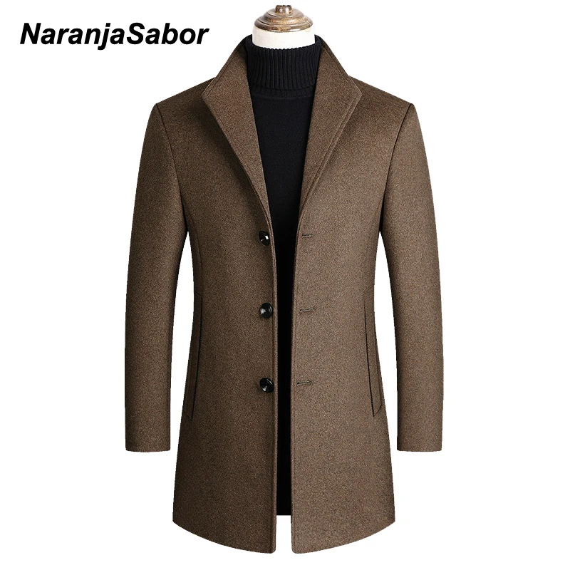 NaranjaSabor Men Wool Blend Coats 2020 Autumn Winter New Solid Color High Quality Woolen Jacket Luxurious Brand Clothing N720
NaranjaSabor Men Wool Blend Coats 2020 Autumn Winter New Solid Color High Quality Woolen Jacket Luxurious Brand Clothing N720