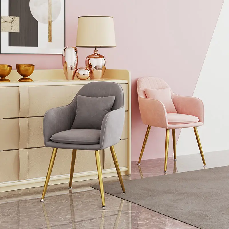 Nordic Chair Armchairs For Living Room Bedroom Stool Desk Home Furniture Modern Armchairs Light Luxury Cotton Dressing Chair
Nordic Chair Armchairs For Living Room Bedroom Stool Desk Home Furniture Modern Armchairs Light Luxury Cotton Dressing Chair