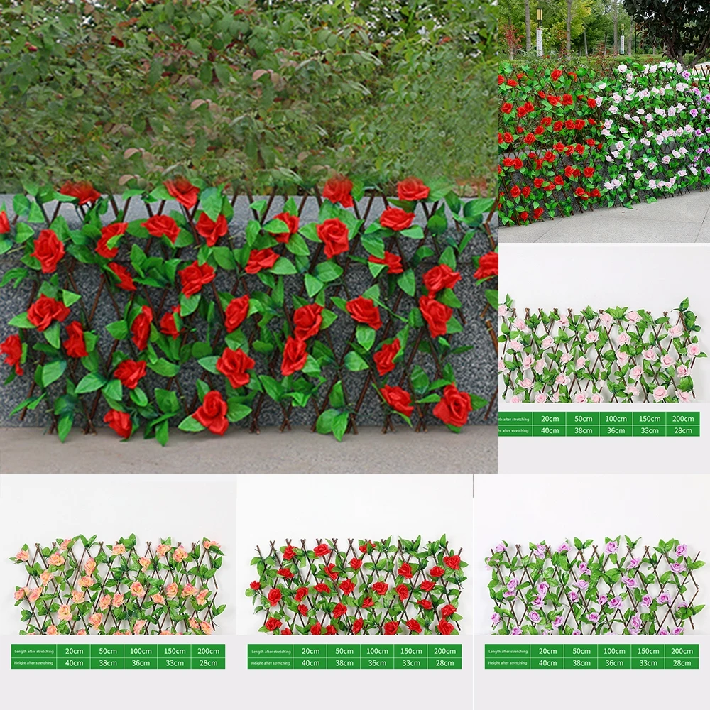 Adjustable Retractable Privacy Fence Artificial Grass Plant Wall Fake Flower Wall For Landscape Fence Wedding Garden Decor
Adjustable Retractable Privacy Fence Artificial Grass Plant Wall Fake Flower Wall For Landscape Fence Wedding Garden Decor