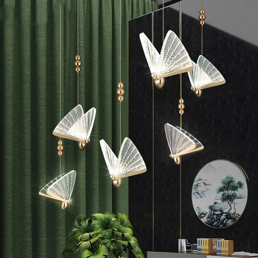 Creative Butterfly Pendant light Modern Nordic Hanging Lights Butterfly Chandelier living Room Bedroom decoration Pendant lamp
Creative Butterfly Pendant light Modern Nordic Hanging Lights Butterfly Chandelier living Room Bedroom decoration Pendant lamp