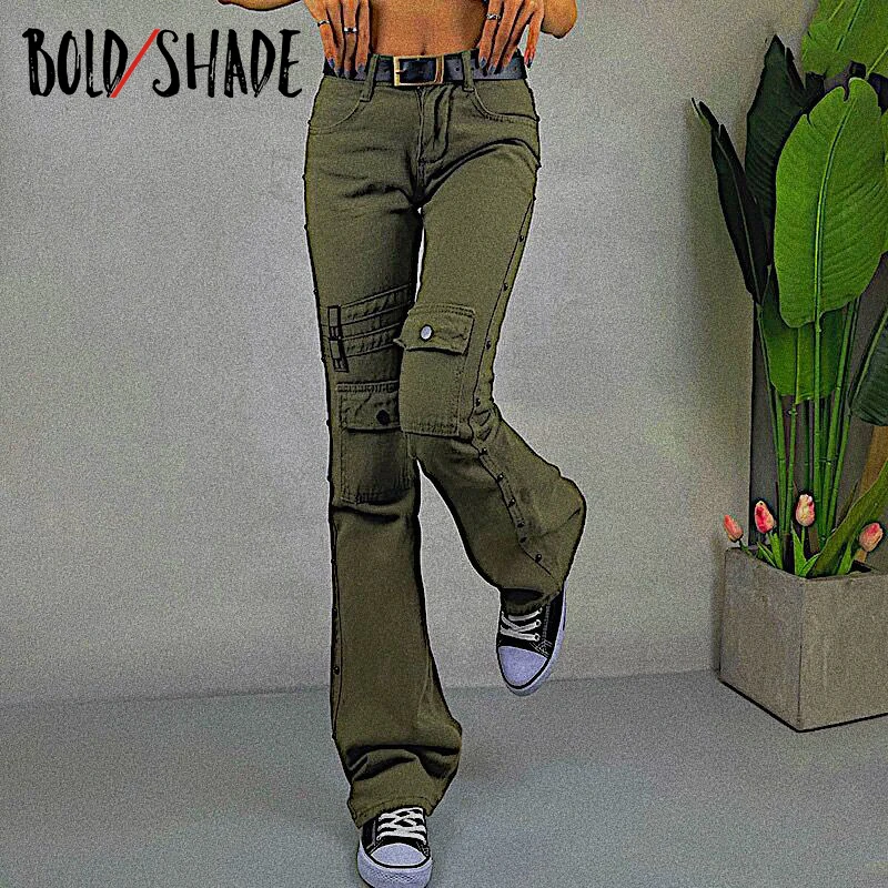 Bold Shade 90s Vintage Army Green Jeans High Waist Unicolor Skinny Denim Pants Grunge Fashion Y2K Women Trousers Autumn Winter
Bold Shade 90s Vintage Army Green Jeans High Waist Unicolor Skinny Denim Pants Grunge Fashion Y2K Women Trousers Autumn Winter