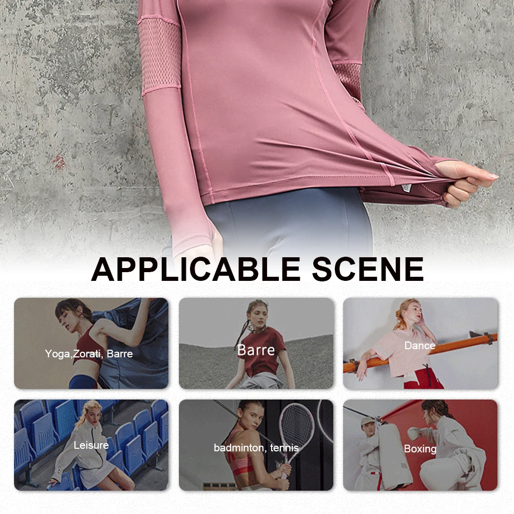 Women's Long Sleeve Workout Tops Quick Dry Breathable Mesh Shirts Slim Fit Sportswear Gym Fitness Yoga Athletic Workout Shirts
Women's Long Sleeve Workout Tops Quick Dry Breathable Mesh Shirts Slim Fit Sportswear Gym Fitness Yoga Athletic Workout Shirts