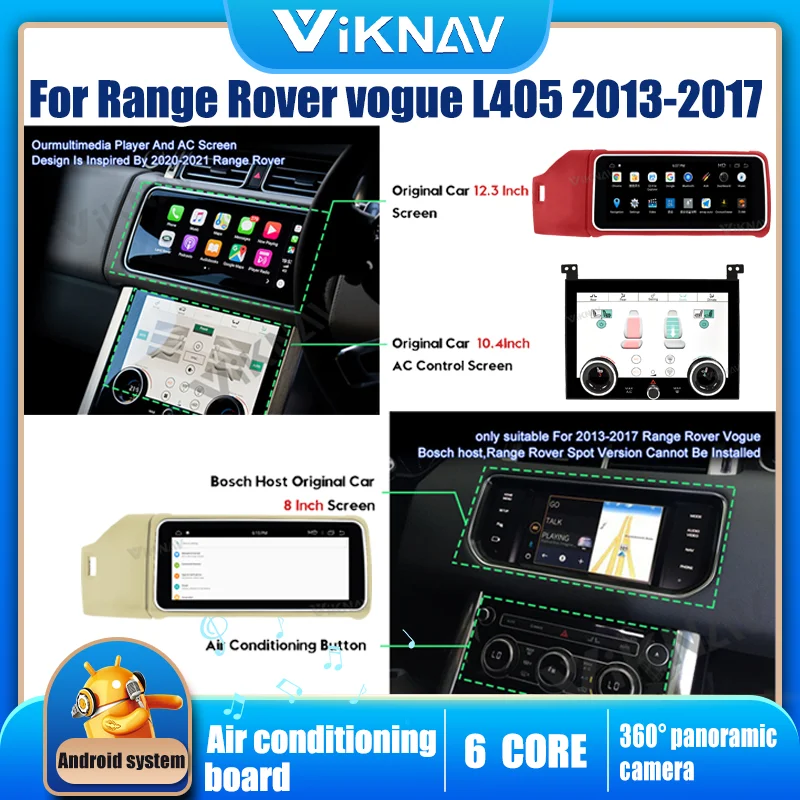 2din Android car radio with AC screen For Range Rover Vogue L405 HSE autobiography 2013-2017 GPS player touch screen 12.3 inch
2din Android car radio with AC screen For Range Rover Vogue L405 HSE autobiography 2013-2017 GPS player touch screen 12.3 inch