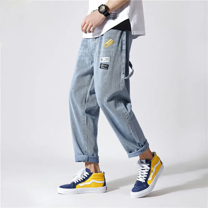 Pants men's loose Student Korean fashion versatile straight leg autumn jeans men's Capris wide leg men's pants spring and Autumn
Pants men's loose Student Korean fashion versatile straight leg autumn jeans men's Capris wide leg men's pants spring and Autumn