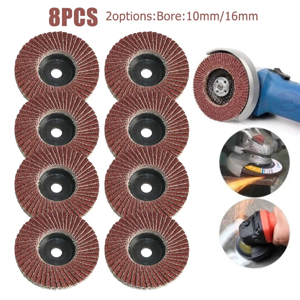 8PCs 3in Zirconium Corundum Grinding Wheels Flap Discs Angle Grinder Suitable For Fast Cutting Sanding Disc Wood Abrasive Tool
8PCs 3in Zirconium Corundum Grinding Wheels Flap Discs Angle Grinder Suitable For Fast Cutting Sanding Disc Wood Abrasive Tool
