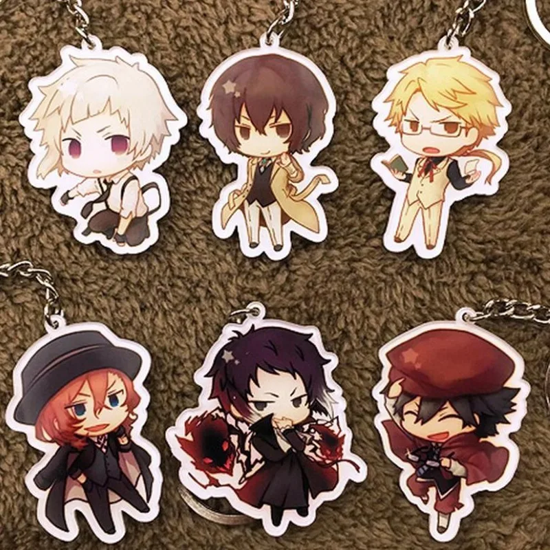 Anime Bungou stray dogs Atsushi Nakajima on acrylic measure gift keychain cartoon figure Phone decorative chain
Anime Bungou stray dogs Atsushi Nakajima on acrylic measure gift keychain cartoon figure Phone decorative chain