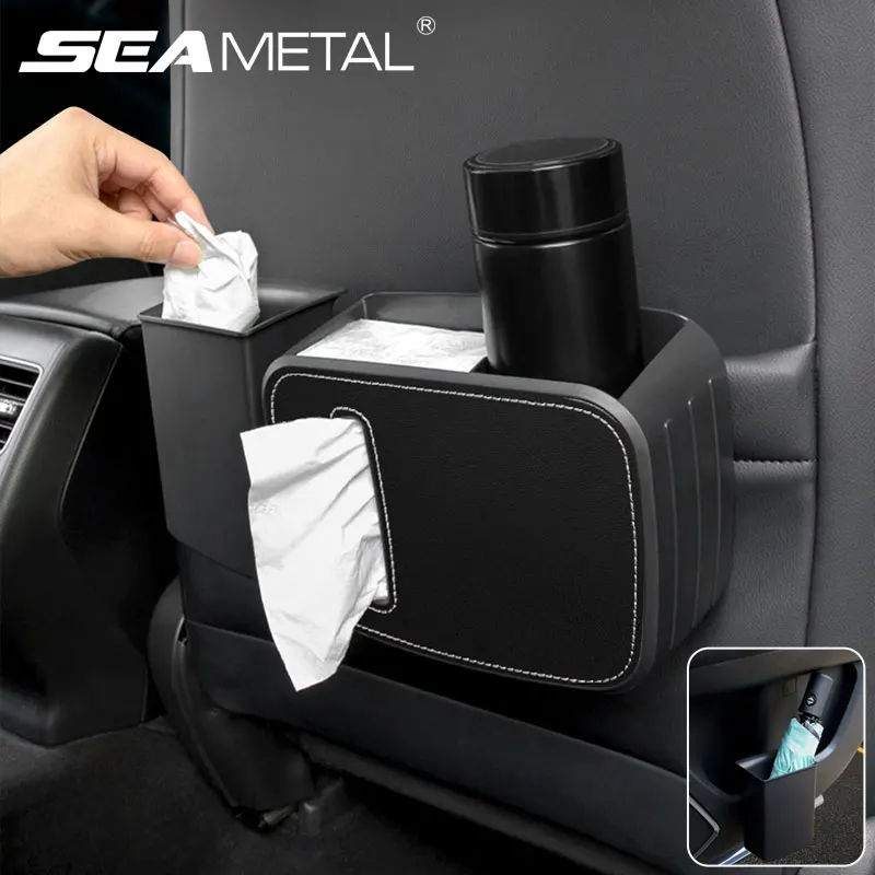 Car Seat Back Storage Box Multifunction Organizer Hanging Split Trash Can Tissue Drink Holder for Car Stowing Tidying Universal
Car Seat Back Storage Box Multifunction Organizer Hanging Split Trash Can Tissue Drink Holder for Car Stowing Tidying Universal