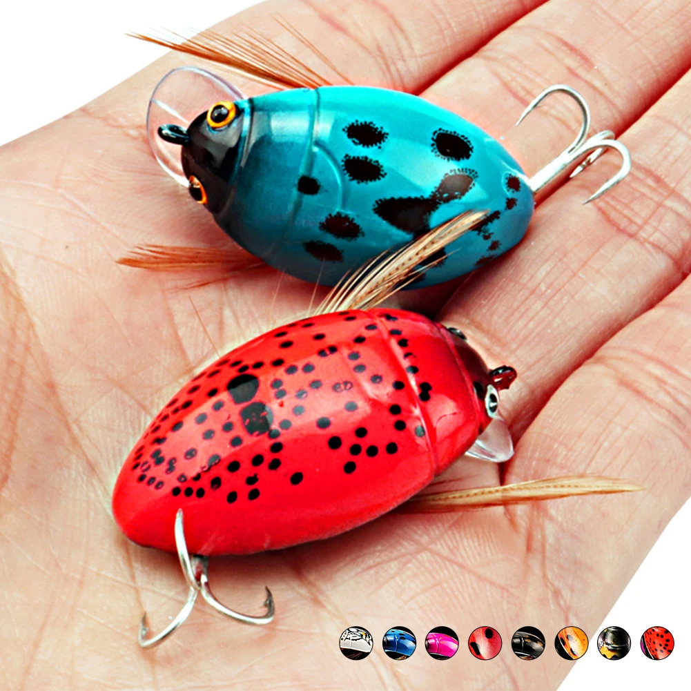 1Pc 38mm/4.1g Fishing Tackle Cicada Bait Fishing Lure Insect Bug Lure Sea Beetle Crank Floating Wobblers For Bass Carp Fishing
1Pc 38mm/4.1g Fishing Tackle Cicada Bait Fishing Lure Insect Bug Lure Sea Beetle Crank Floating Wobblers For Bass Carp Fishing