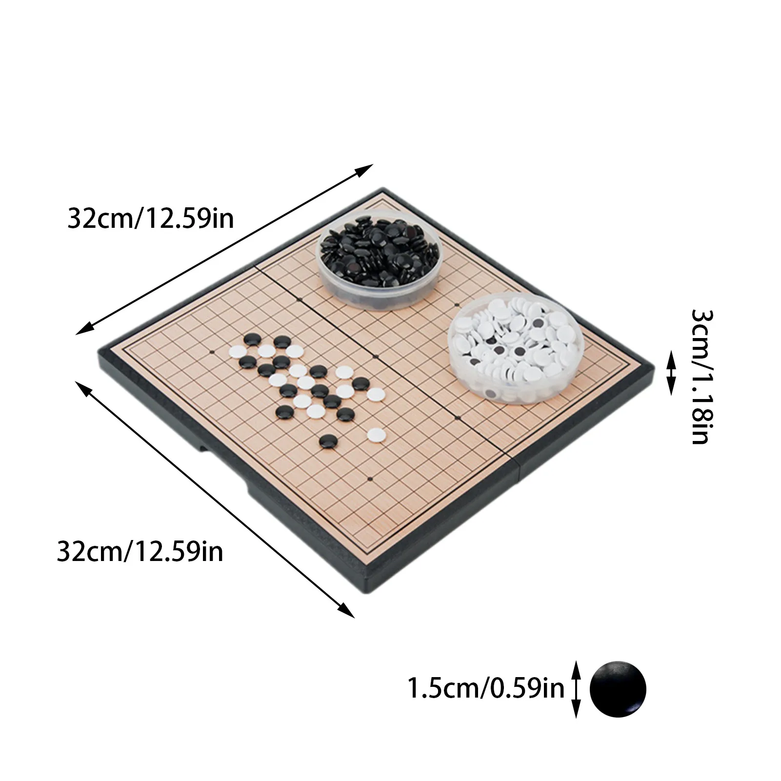 Magnetic Go Chess Game Set Educational Go Strategy Board Game For Kids Foldable Magnetic Professional Go For Beginner Adults Kid
Magnetic Go Chess Game Set Educational Go Strategy Board Game For Kids Foldable Magnetic Professional Go For Beginner Adults Kid