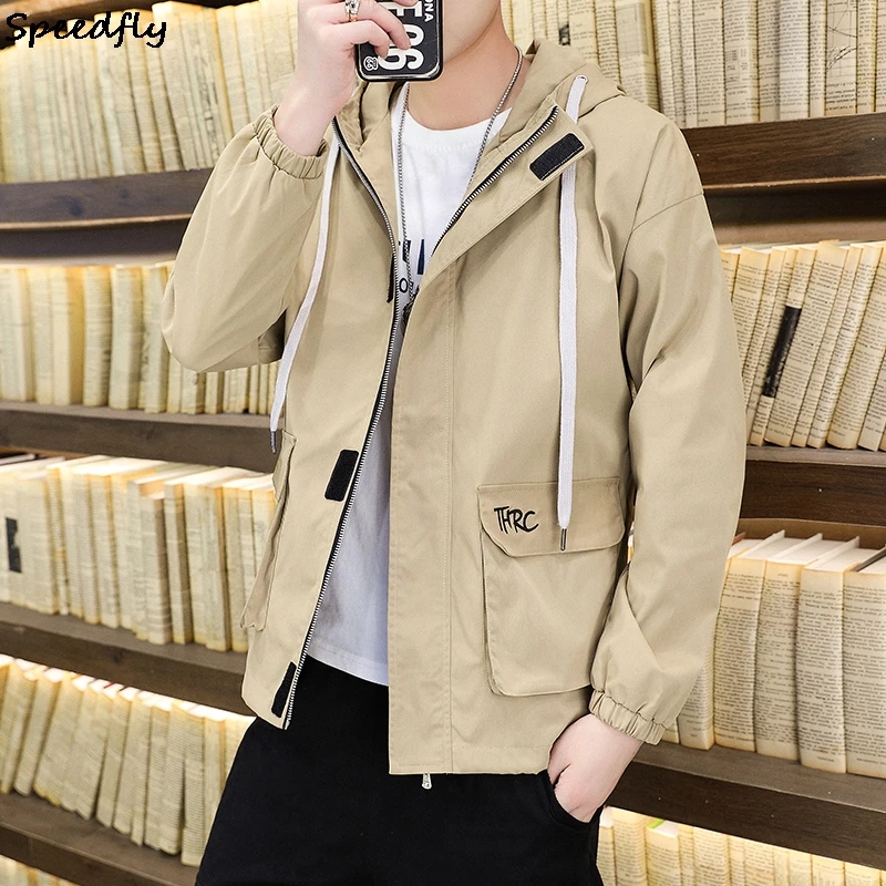 Men's jacket spring 2020 new Korean style trendy handsome student men's jacket spring and autumn tooling PJ31 
Men's jacket spring 2020 new Korean style trendy handsome student men's jacket spring and autumn tooling PJ31