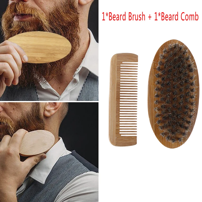 Beard Brush Boar Bristle for Men's Mustache Shaving Comb Face Massage Facial Hair Cleaning Brush Comb
Beard Brush Boar Bristle for Men's Mustache Shaving Comb Face Massage Facial Hair Cleaning Brush Comb
